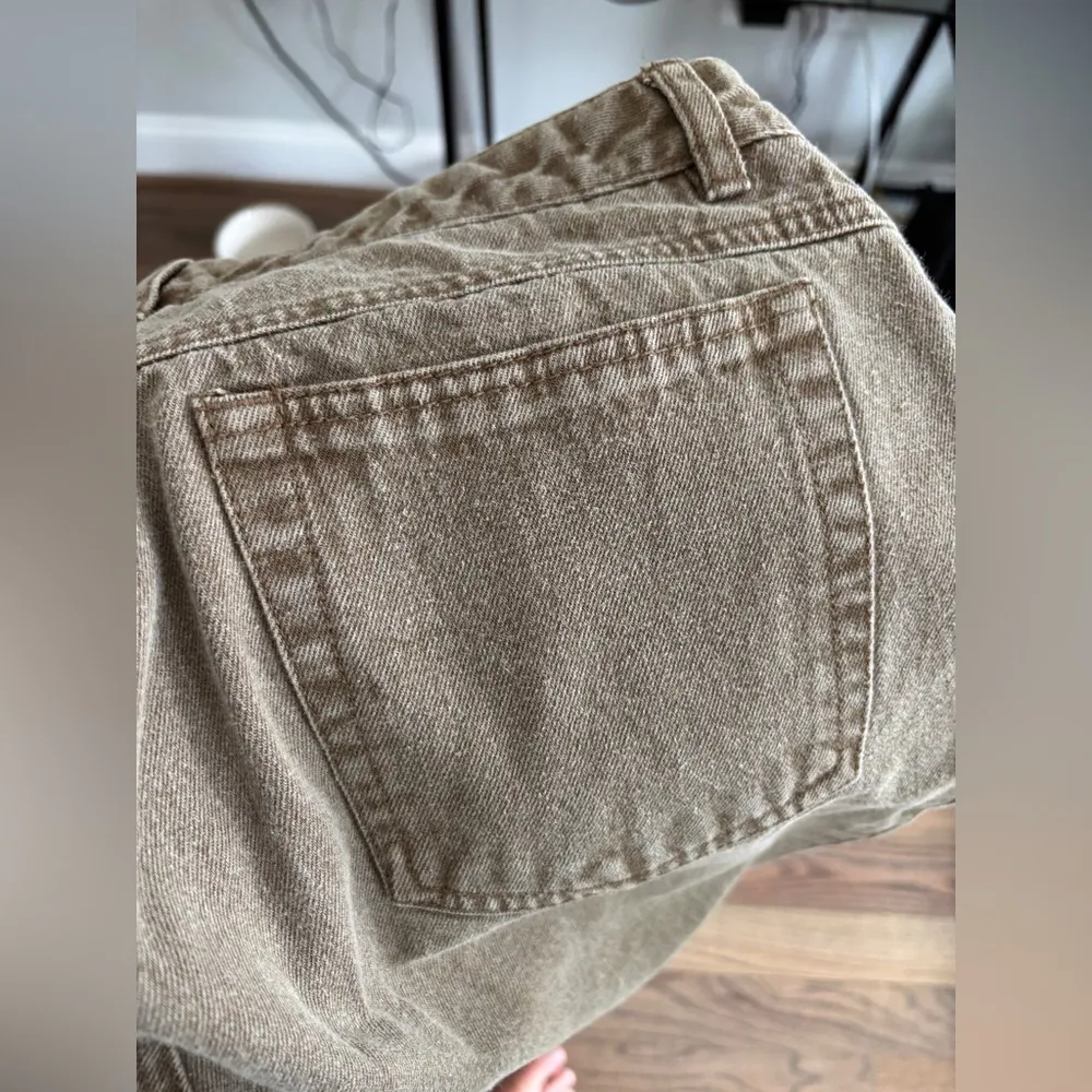 Vintage DKNY Faded Brown‎ Denim Straight Leg Midrise Jeans Size 10 - Image 6