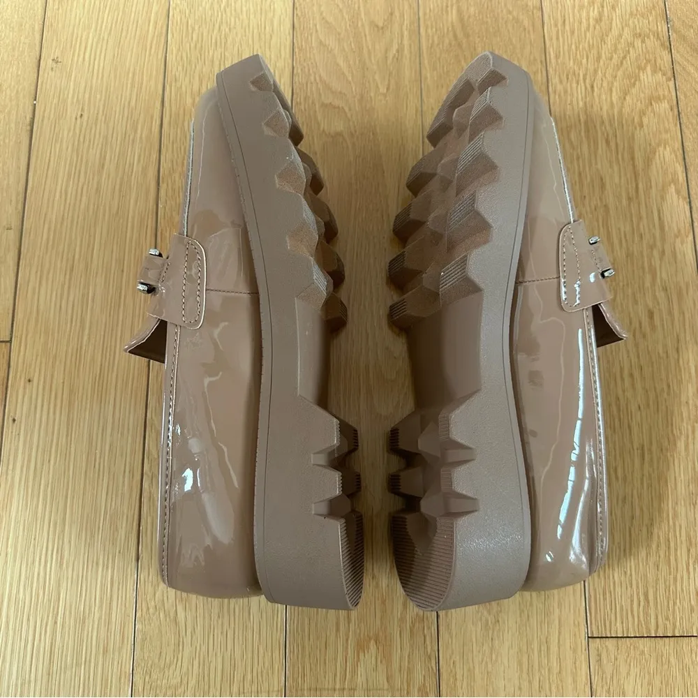 Chelsea and Violet Vera Patent Slip-on Lug Sole Loafer - Image 11