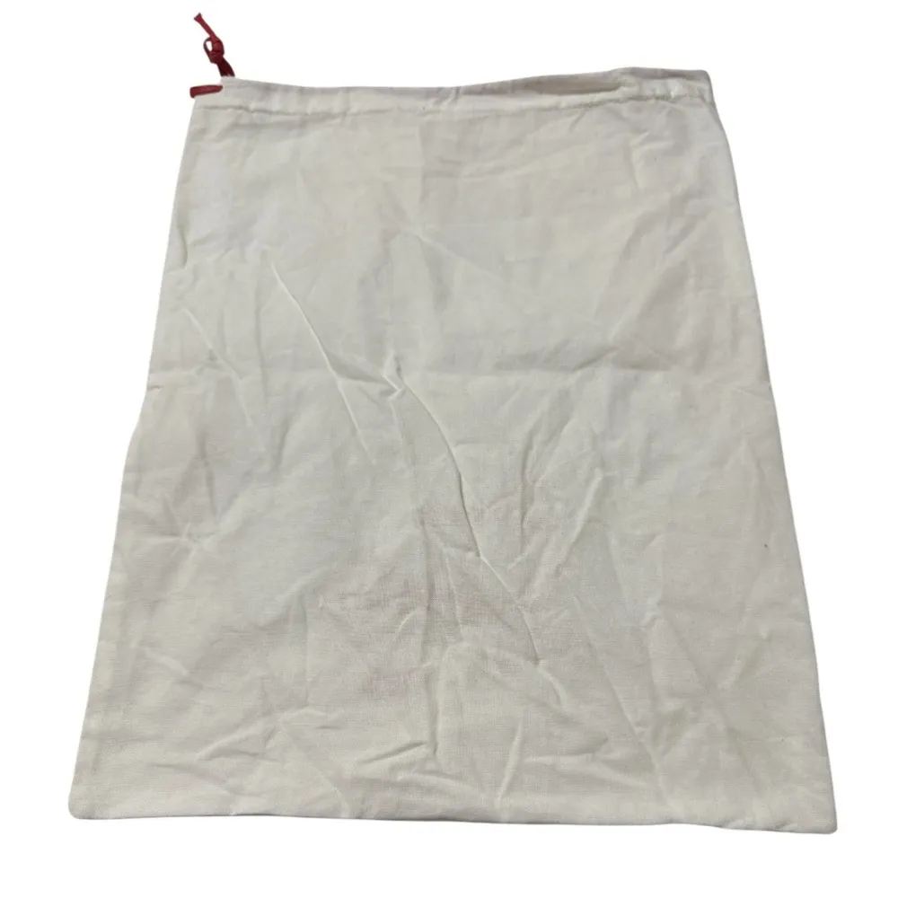 Christian Louboutin White Dust Bag with Red Logo - Image 2