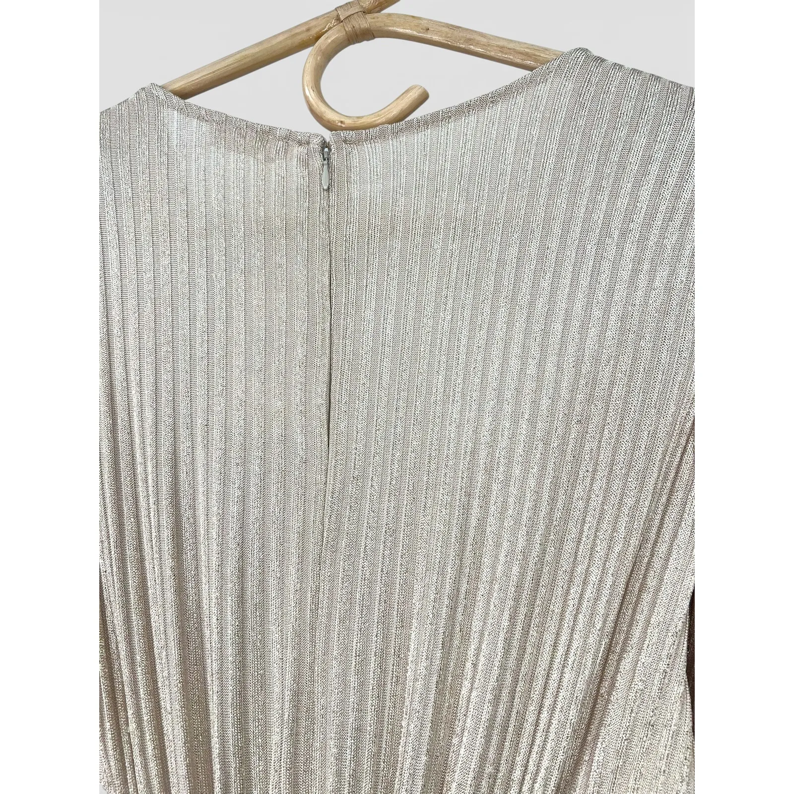 NWT Ramy Brook 8 Metallic Evening Dresses Gold Maxi Ribcage Cutouts New Years - Image 8