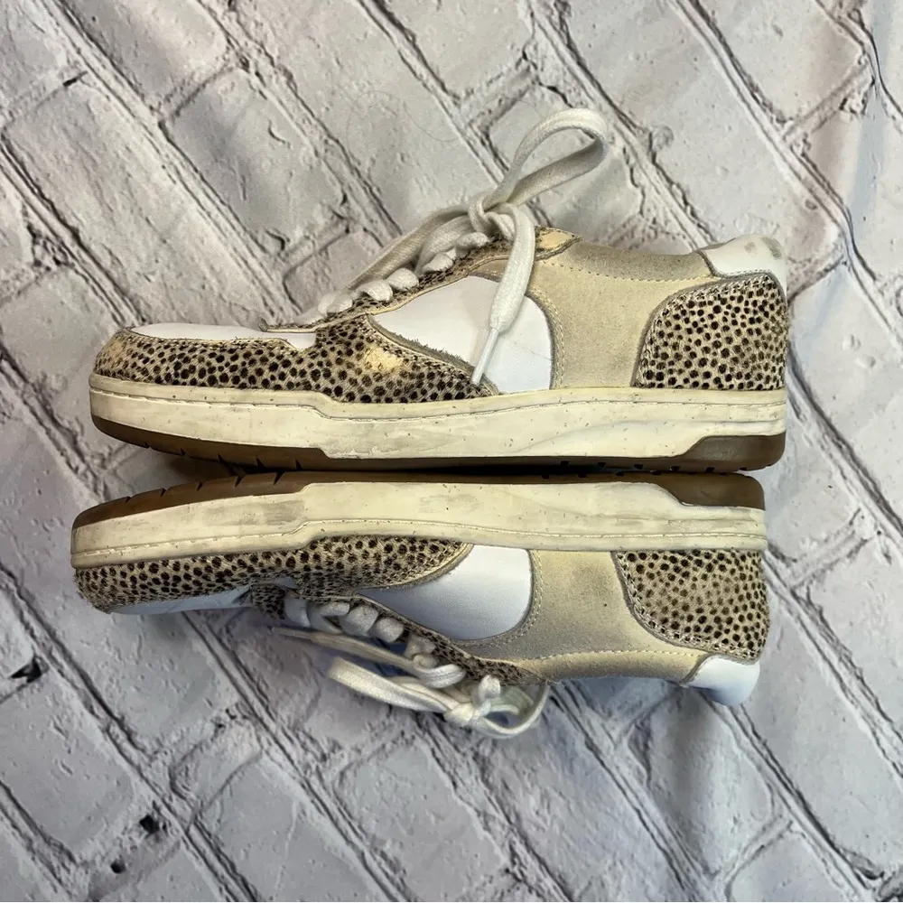 Madewell Sneakers Womens 7.5 Men’s 6 Casual Shoes Leopard Print Trim - Image 15
