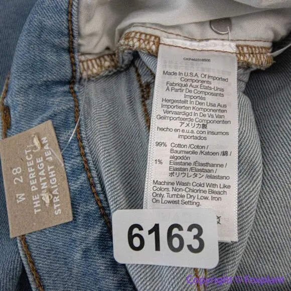 NEW Madewell The Perfect Vintage Straight Jean‎ in Danby Wash, 28, ND515 - Image 15