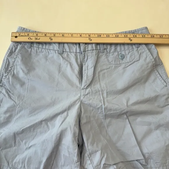 Dockers Summer Mid-Length Shorts Women Light Blue‎ Size 6 No Stretch - Image 4