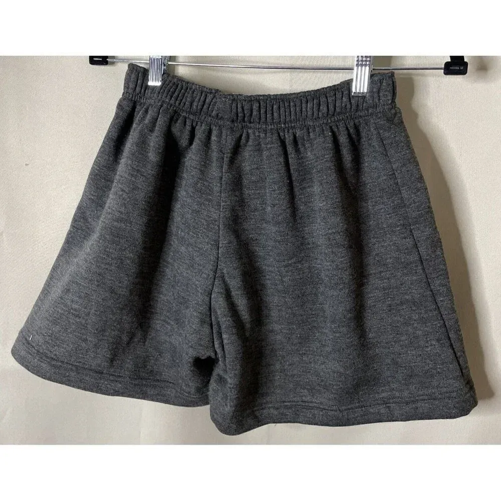Modern Lux Women’s Size XS‎ Lucky Clover Graphic Sweat Short Charcoal Grey NEW - Image 2