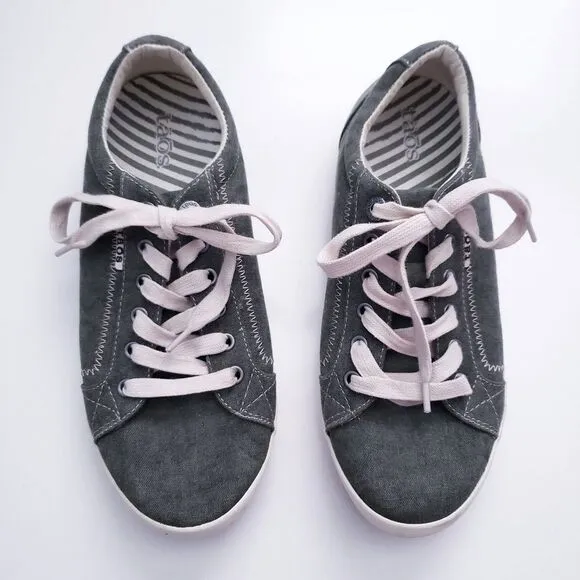 Taos Star Dark Green Canvas Sneaker Size 9 - Image 2