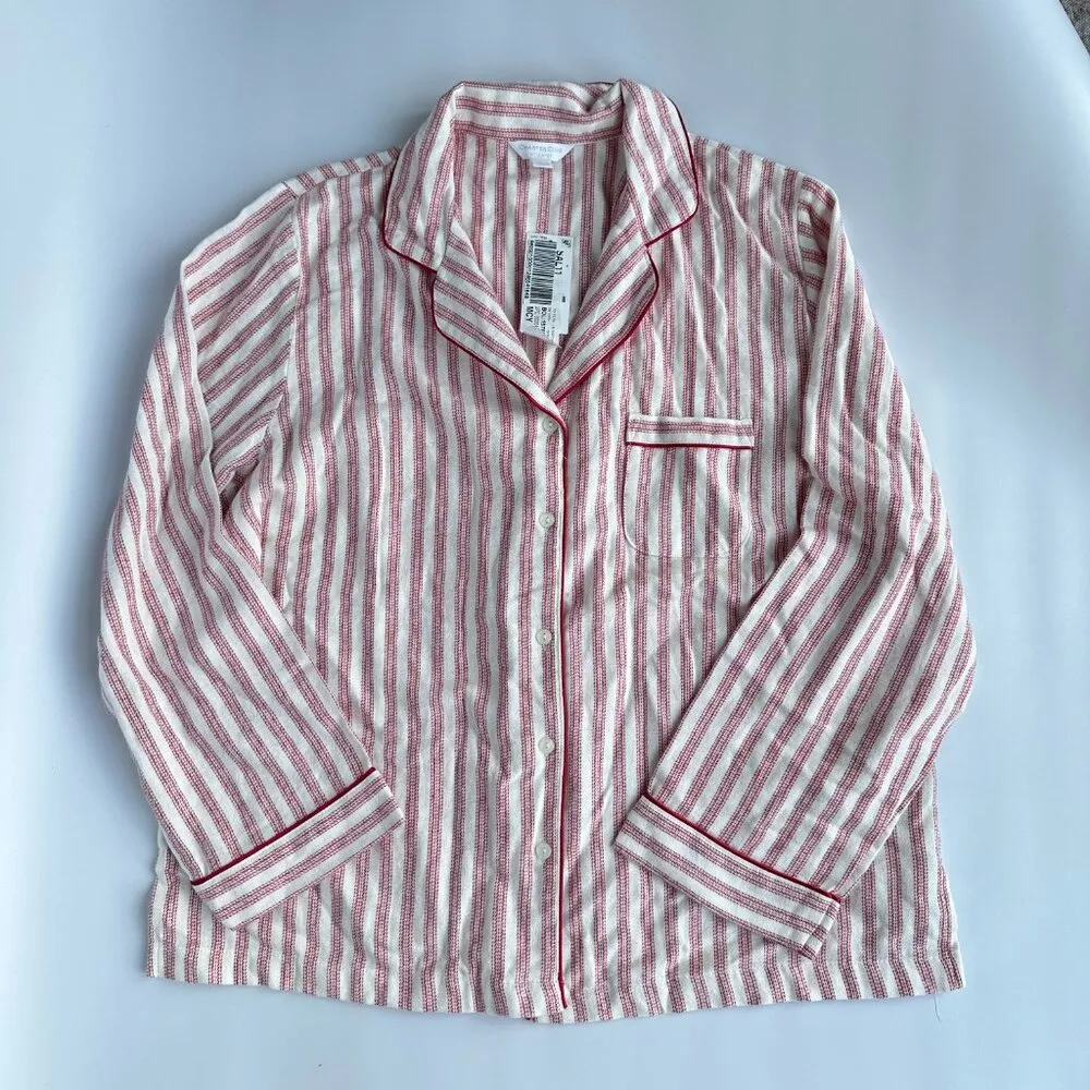 Charter Club & Gap Body Women's Size Large Set of 3 Holiday Red Long Sleeve PJ‎ - Image 7