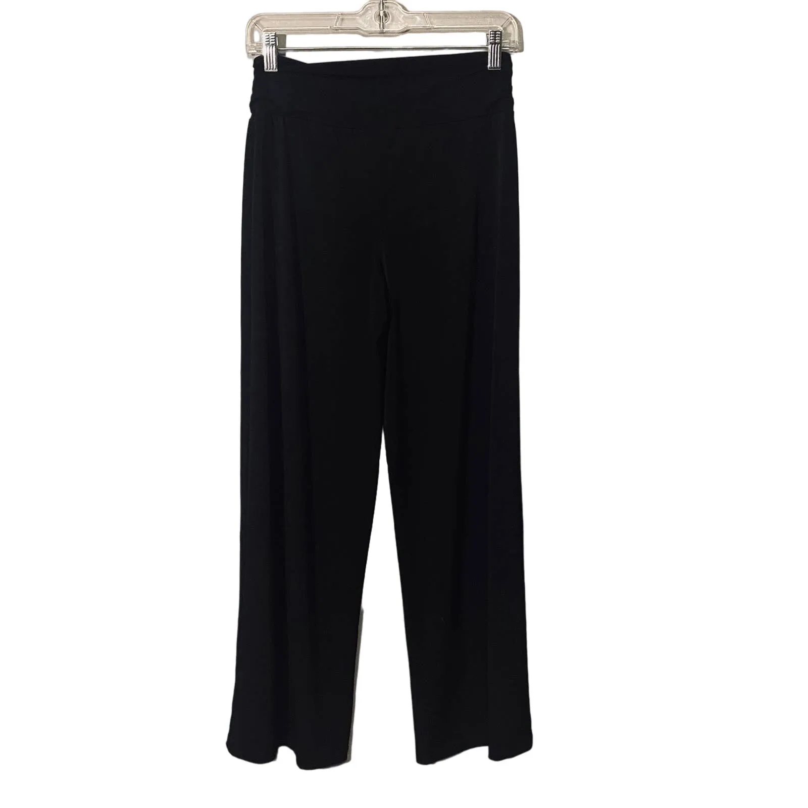 Apt. 9 Black Stretch Career Ruched Sides Pull On Pants Formal Slacks Women Sz M Size M - Image 6