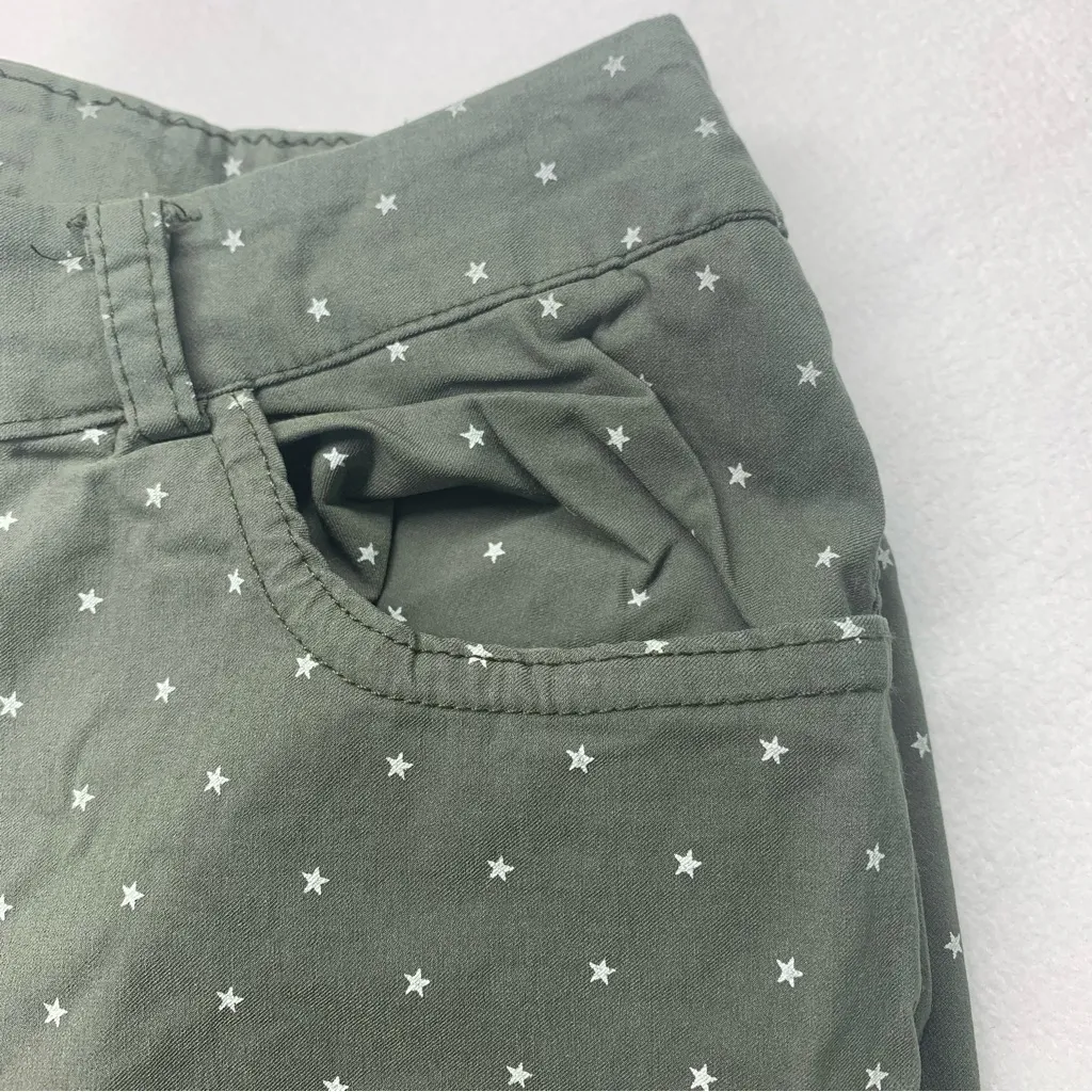 Green Star Patterned Pants Size XL - Image 8