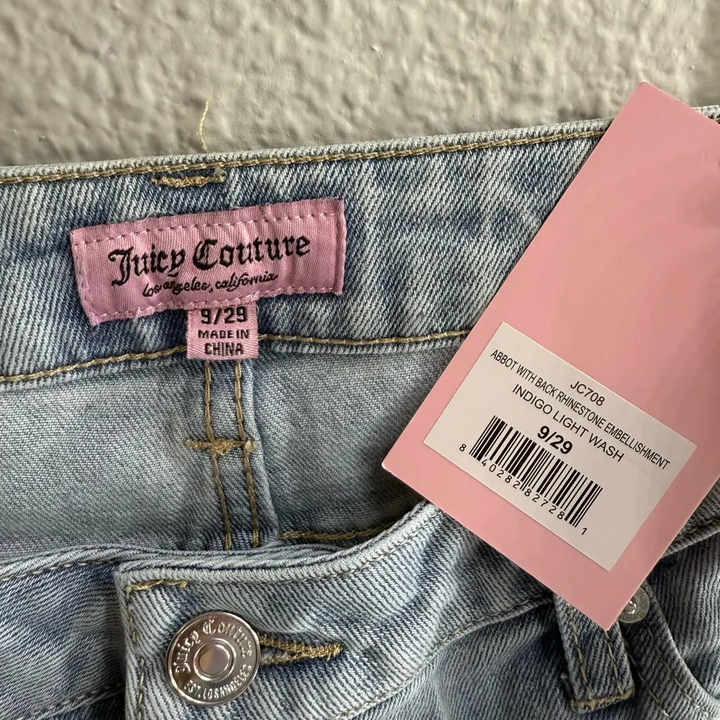 Juicy Couture Indigo Light Wash Jeans - Image 3