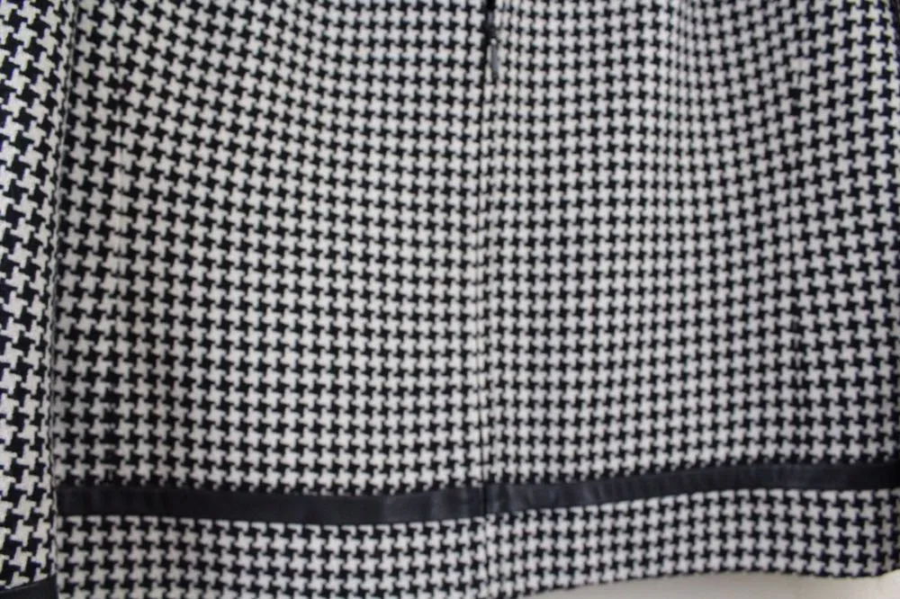 Vintage Pendleton Wool Zip Houndstooth Jacket - Image 4