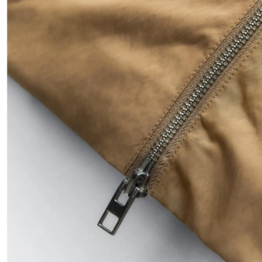 NWOT ZARA SHORT BOMBER DRESS Olive Green Bloggers Fave - Image 13