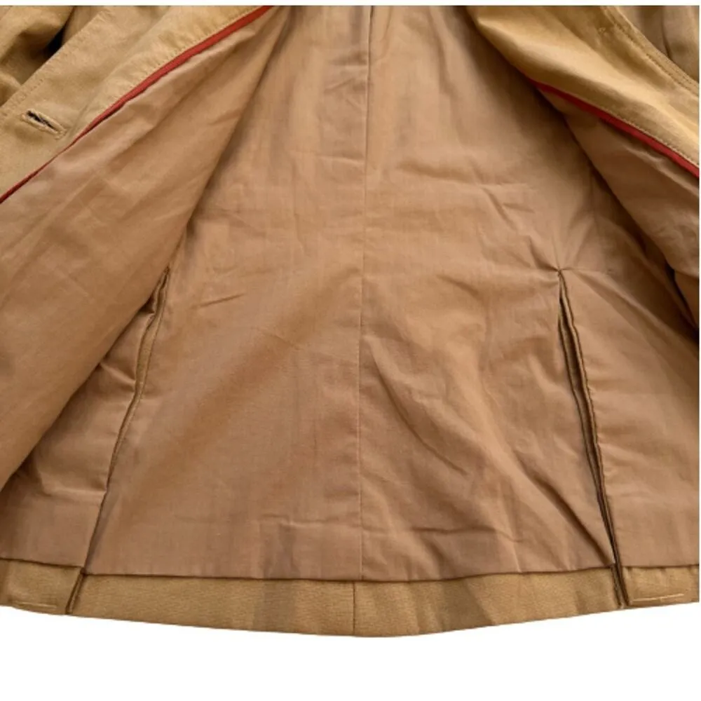 Isaac Mizrahi for Target Tan Button Front Flap Pockets Blazer Jacket Size 12 NEW - Image 10