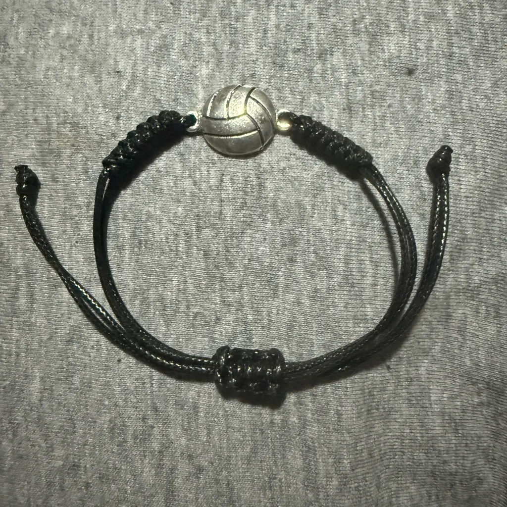 Soccer leather bracelet Brown - Image 3