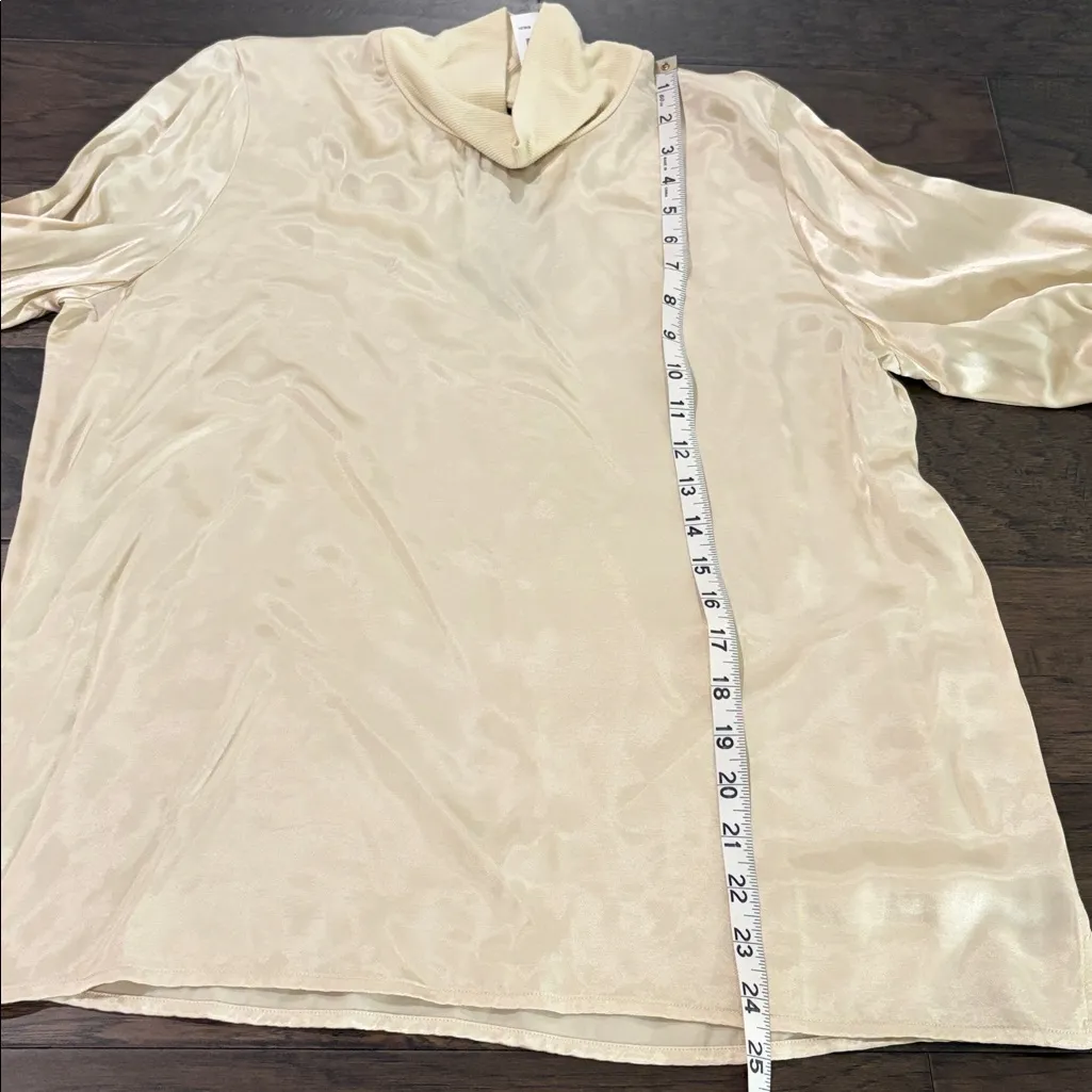 New with Tags Nation Ltd Anne Feminine Turtleneck in White Chocolate Sz M - Image 11