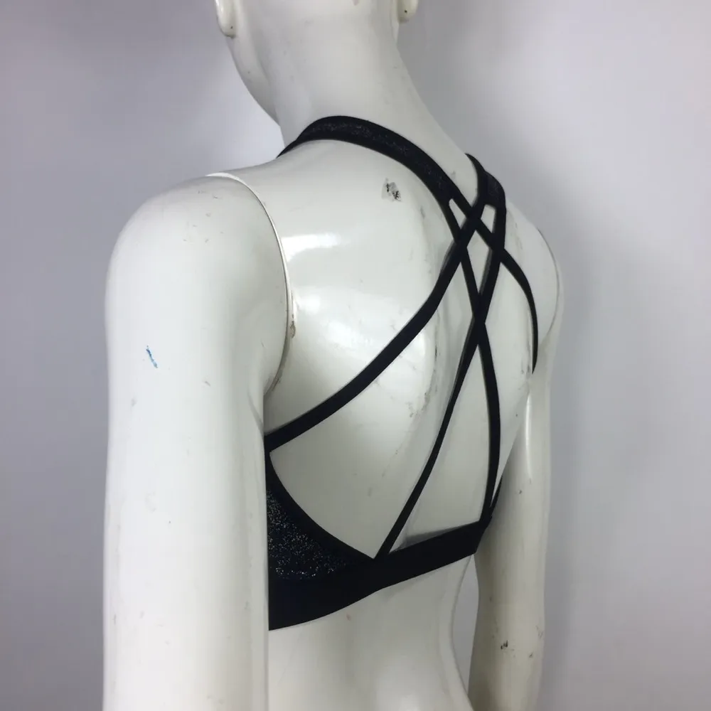 Zella Body Yoga + Studio Black Radiant Low Impact Sports Bra Size S Black - Image 7