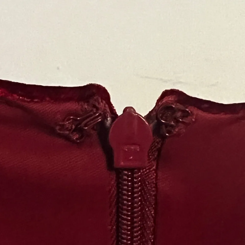 FINAL PRICE Red Velvet Badgley Mischka Dress - Image 3