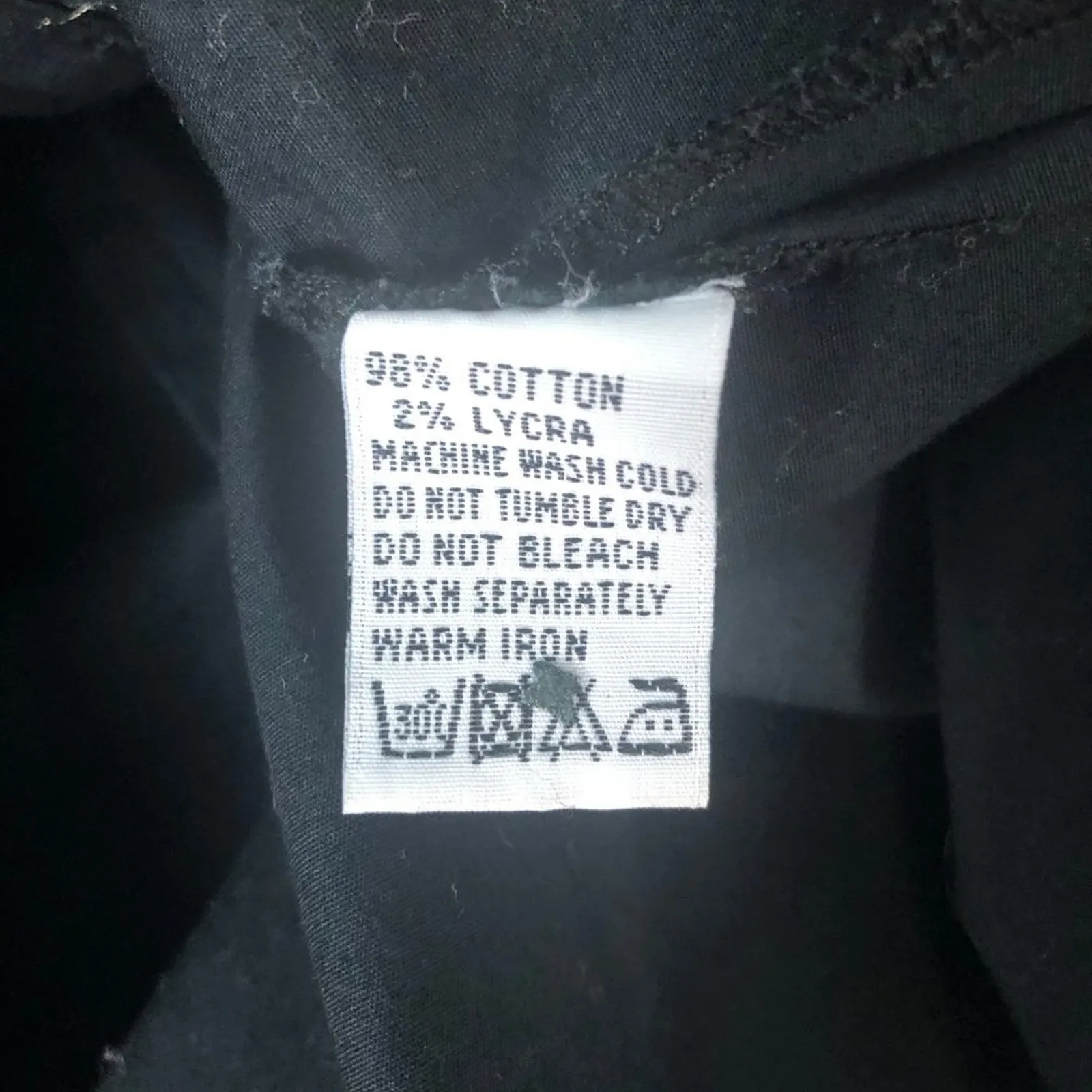 Giordano Casual & Classy Button Down Black Shirt Size Large - Image 11