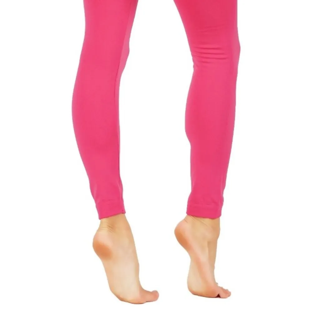 Leg Wear Body Slimming Fleece Lined Leggings - Image 3