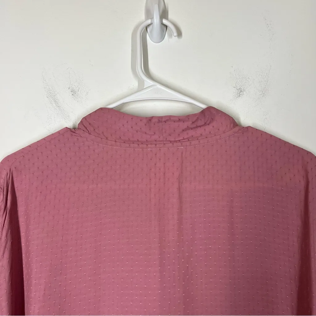 Marina Rinaldi Persona Tunic Blouse Size US 22 Pink - Image 7