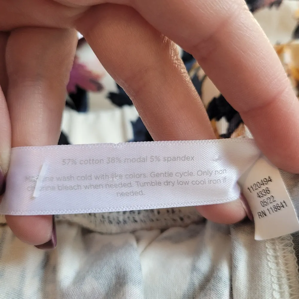 Sleep by Cacique Floral Print Lounge Pajama Pants NWT - Image 9