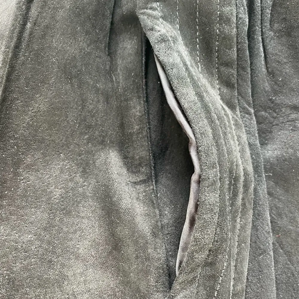 90’s Tissagè Genuine Leather high waist midi skirt - Image 3