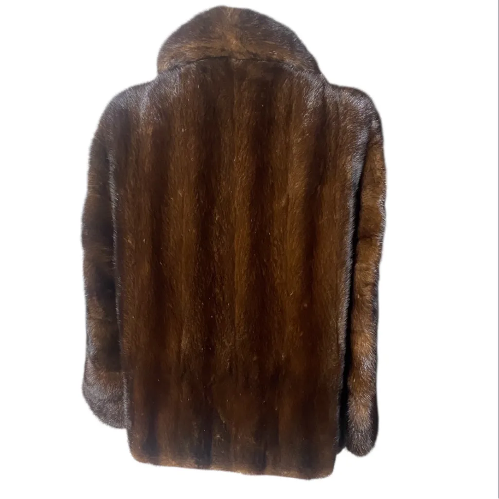 VTG Gerhardt Furs Kansas City Dark Ranch Mink Fur Coat Stroller
Monogram RKR M/L Brown Size undefined - Image 8