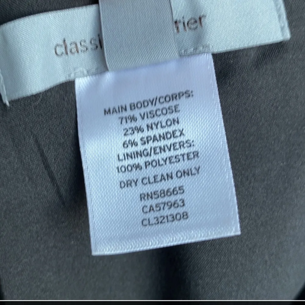 Classiques Entier NWT🖤  Nordstrom Lined Stretch Classic Pencil Skirt Zip Pockets - Image 9