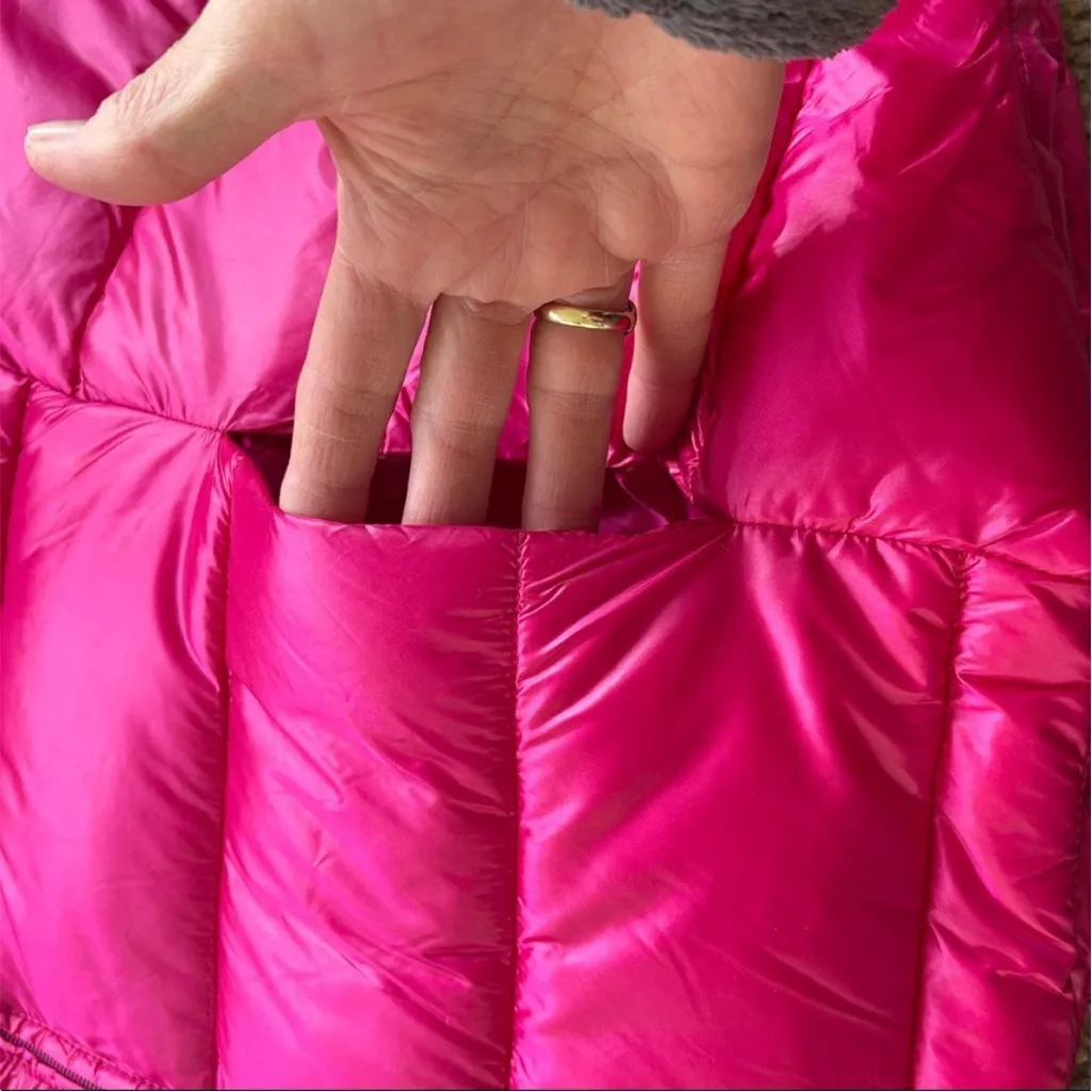 NWT CJ Banks Puffer Vest Pink Size 3X - Image 4