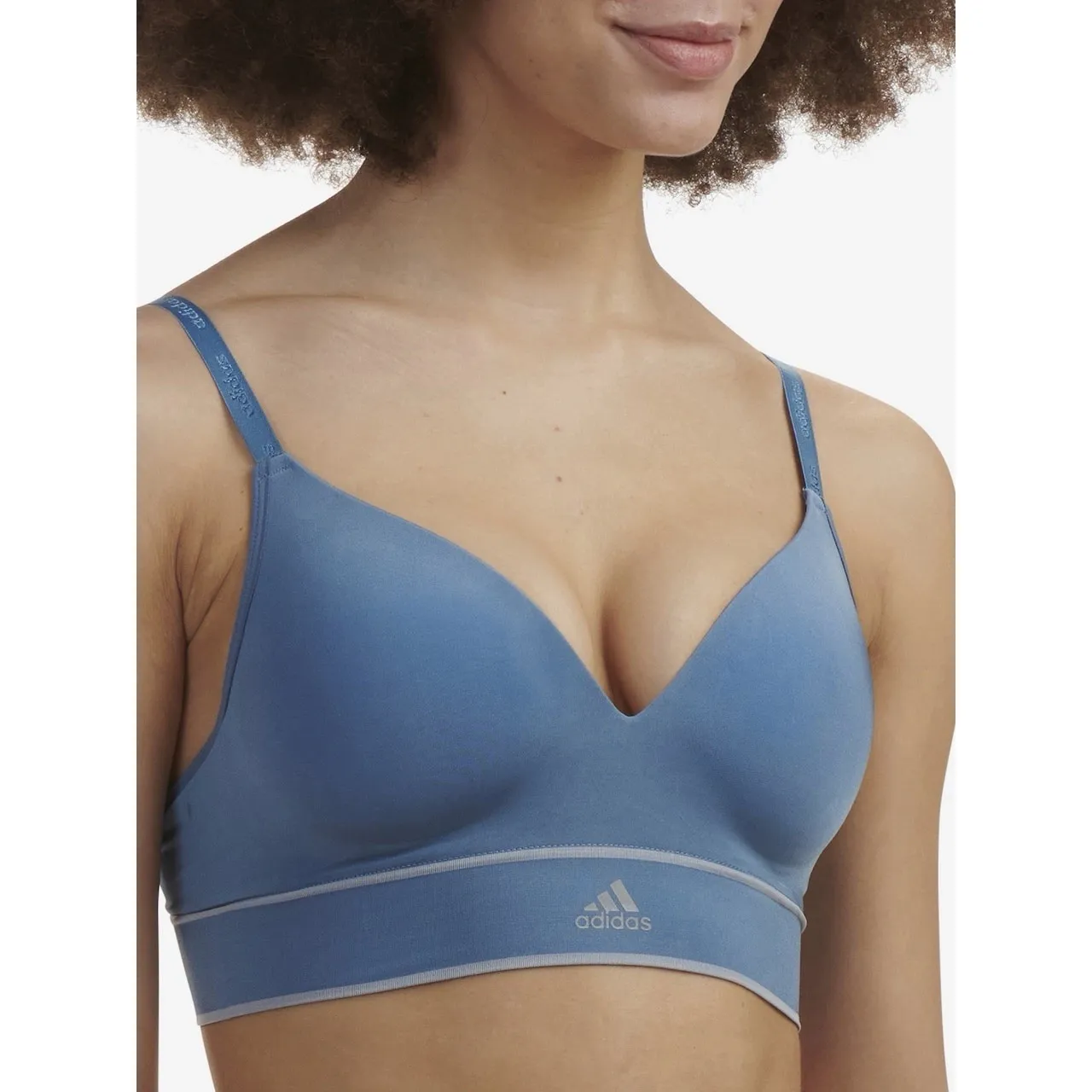 Adidas Women's Wireless Sports Bra‎ Size XS Blue NWT - Image 3