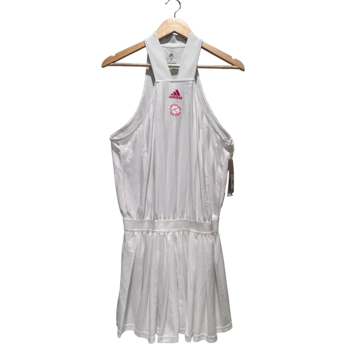 Adidas White All in One Mini Tennis Dress Size Large NWT - Image 2