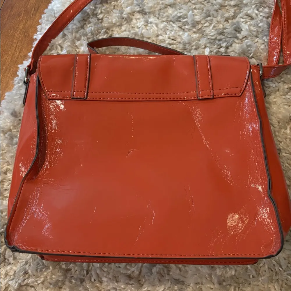 Mossimo Satchel Bag Orange - Image 2