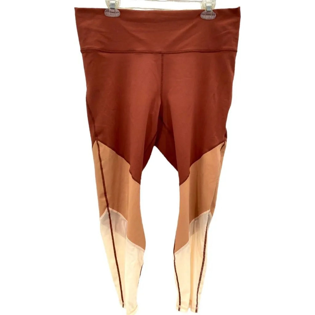 Fabletics Womens Leggings‎ Powerhold Zone High Waisted 7/8 Mesh Panel 1X - Image 4