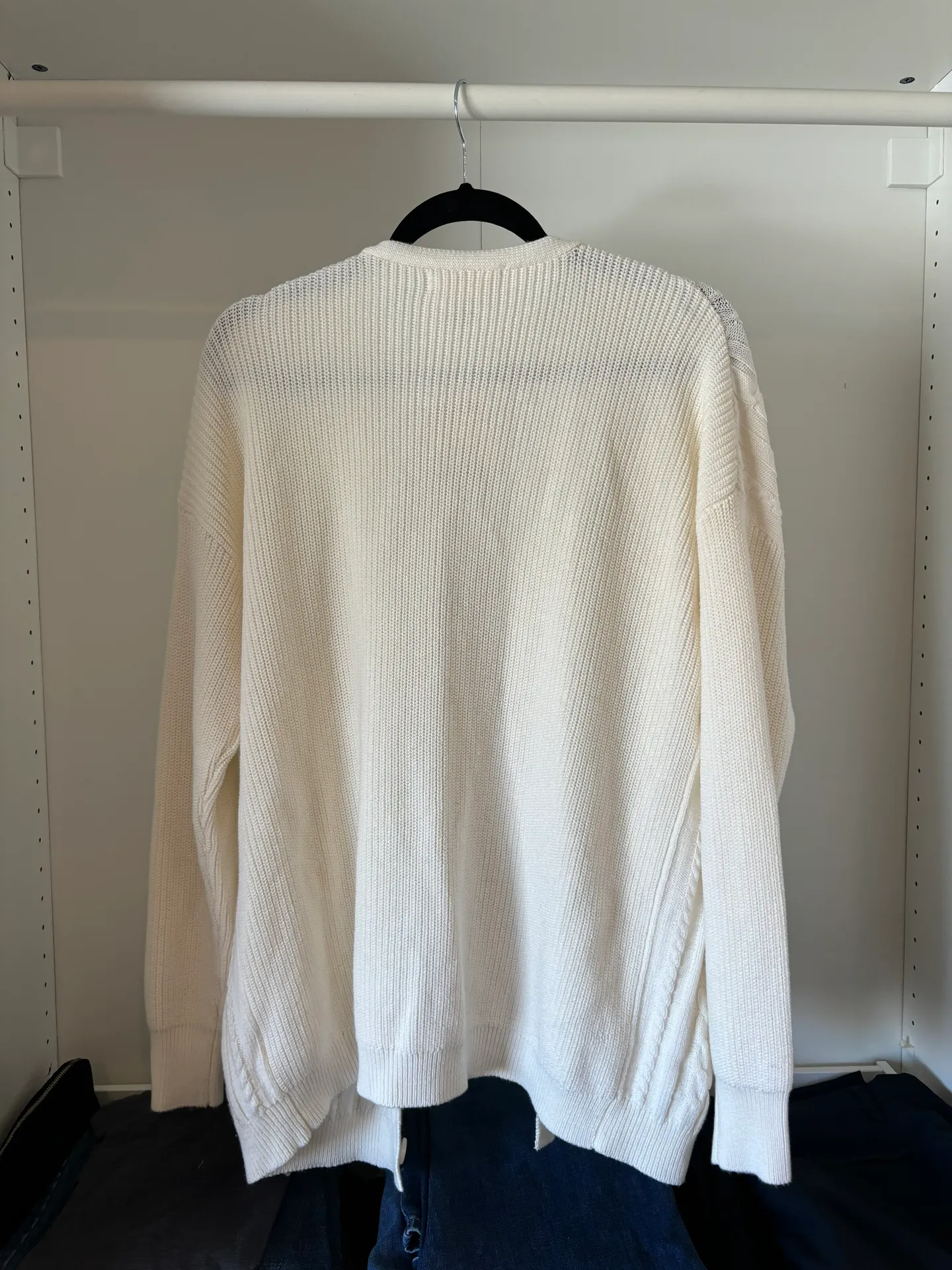 White Cardigan Size M - Image 5