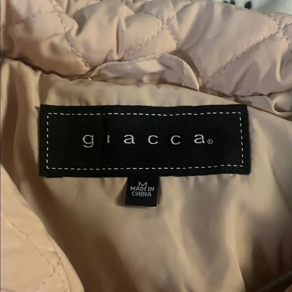 Giacca Women's Quilted Puffer Jacket Pink Size undefined - Image 8