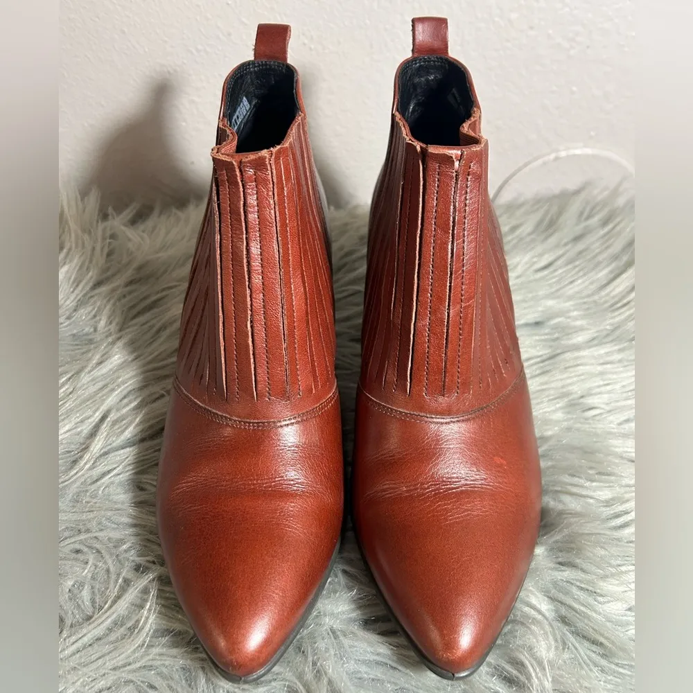 Ecco ECCO Women's Shape 45 Pointy Boots Elegant Burgundy Ankle Boots Size 38 Red - Image 7