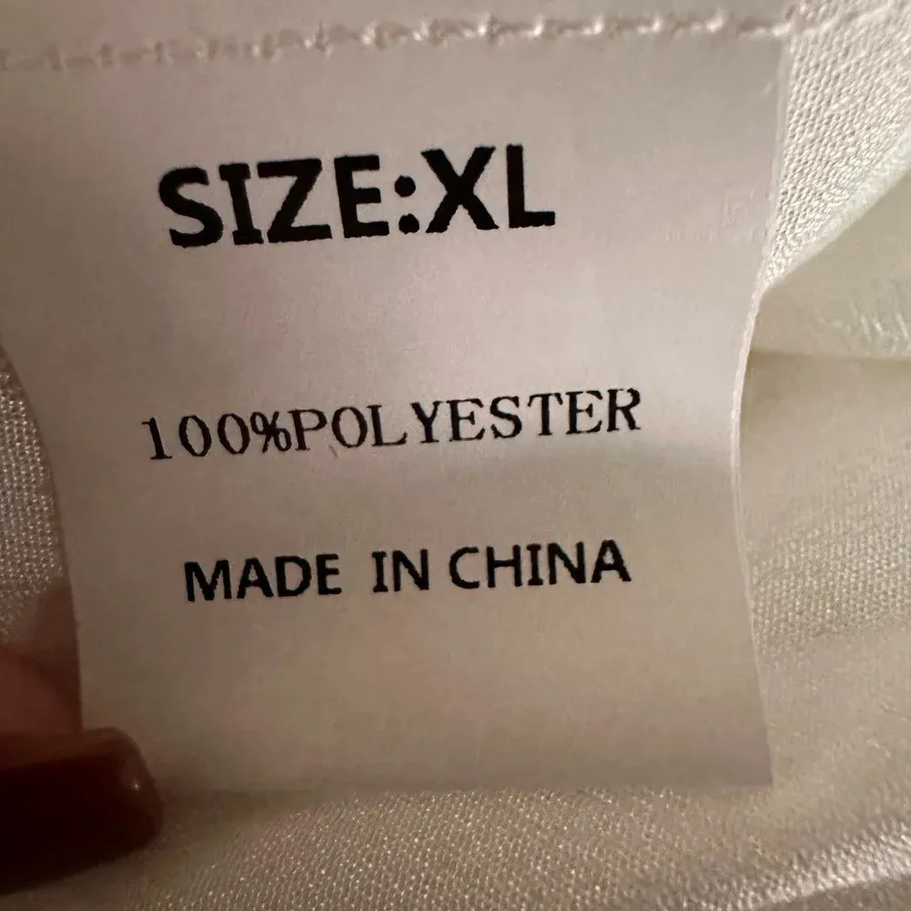 Women's White Cut out Lace Bubble Sleeve Lace Back Maxi Dress NWOT Size XL - Image 5