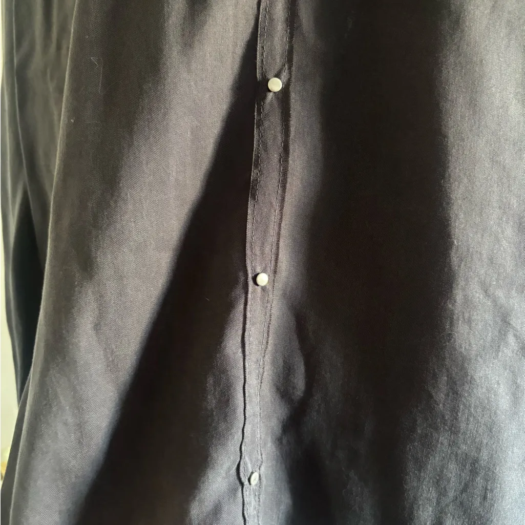 Zara Men's Black Lightweight Shirt Jacket - Image 3