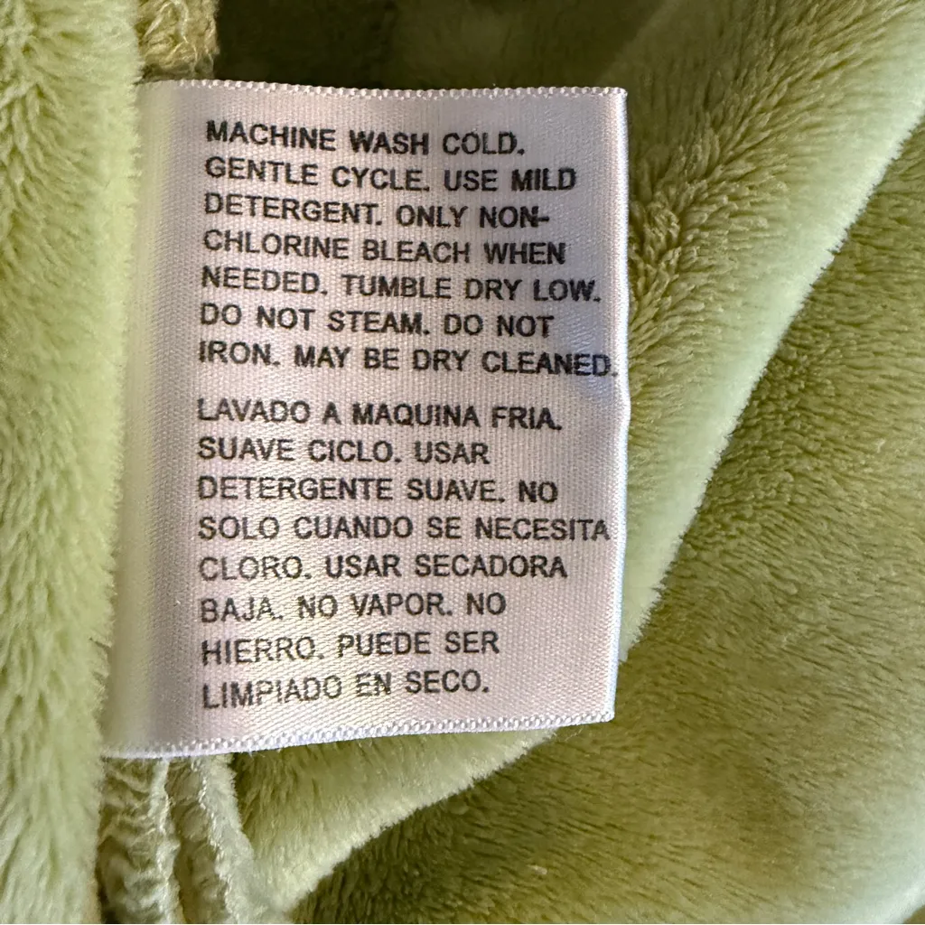 Kristen Blake Green Plush Fleece Zip - Image 6