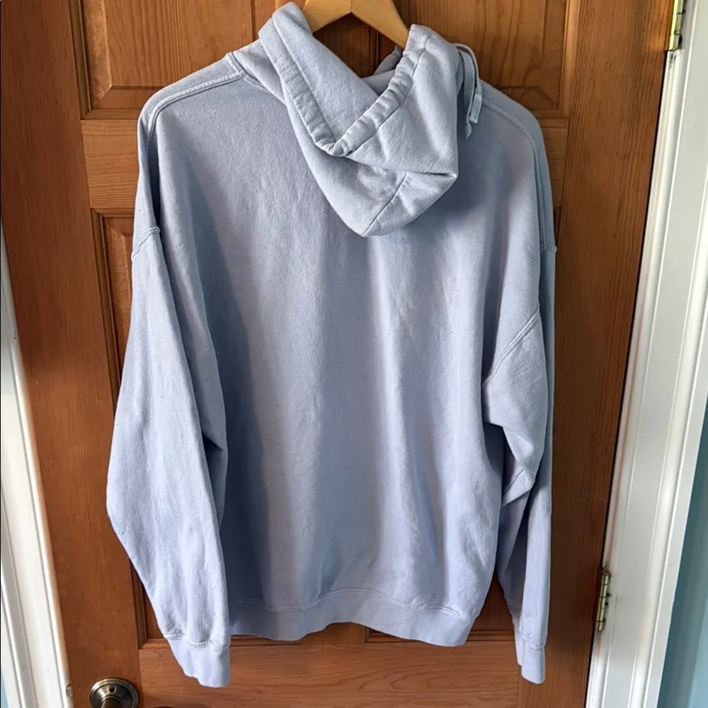 Newport Beach California Lavender Hoodie Sweatshirt Blue Size L - Image 4