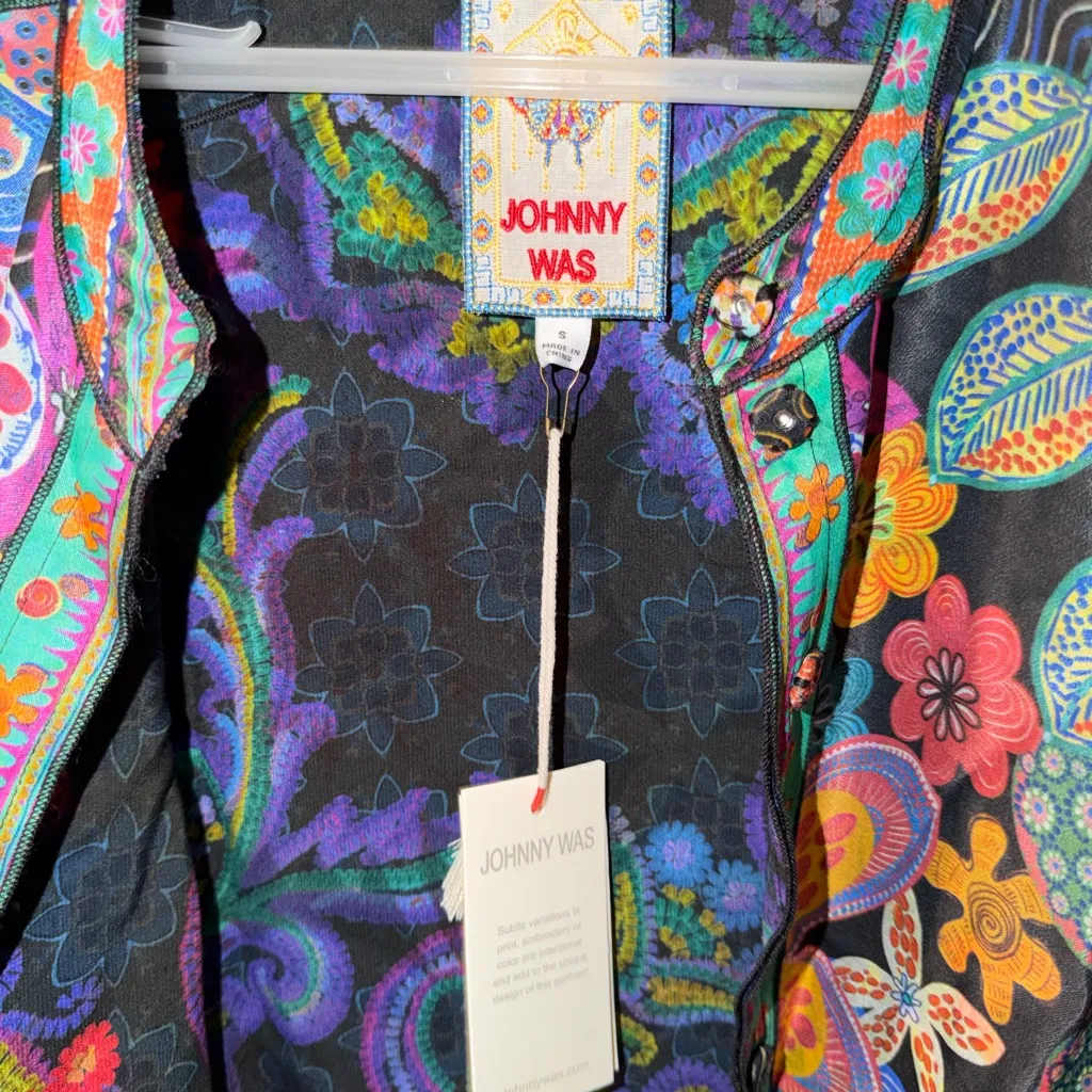 Johnny Was Flow Shrug NWT Oversized Small - Image 4