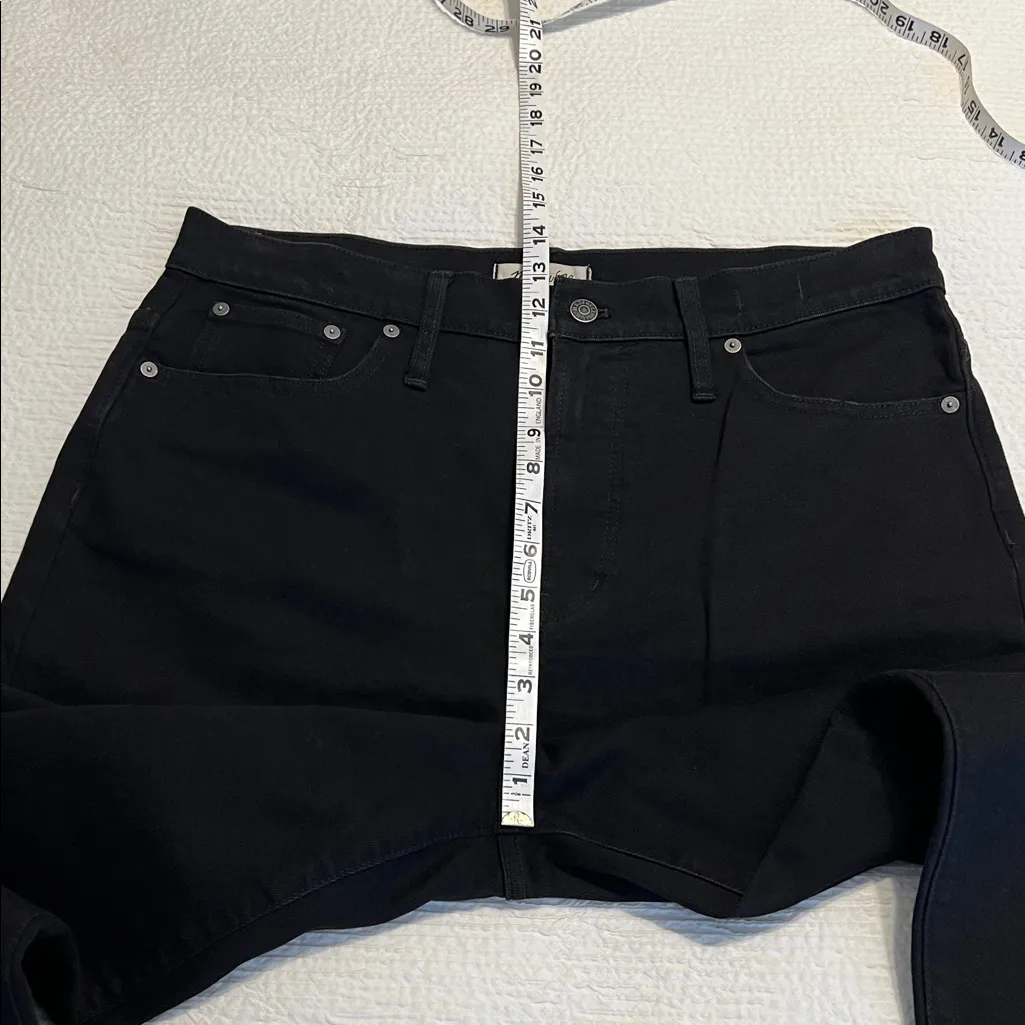 MADEWELL Perfect Vintage Flare Jean high rise black size 31 - Image 10