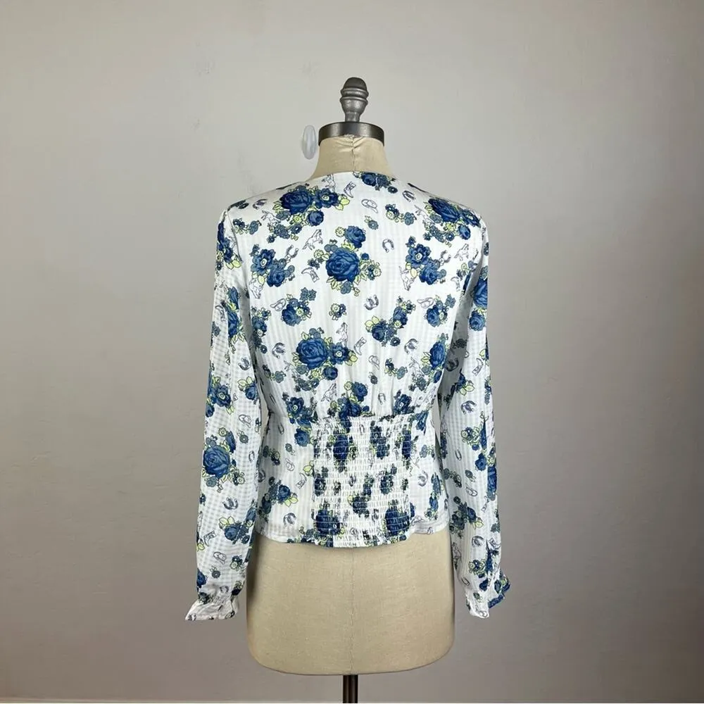 Modcloth  Rodeo Rose Button-Up Top - Image 5