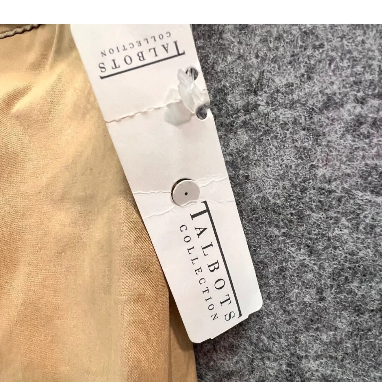 Talbots Pants Womens 16 Golden Tan Stretch Crop Italian Fabric Stretch Comfort - Image 12