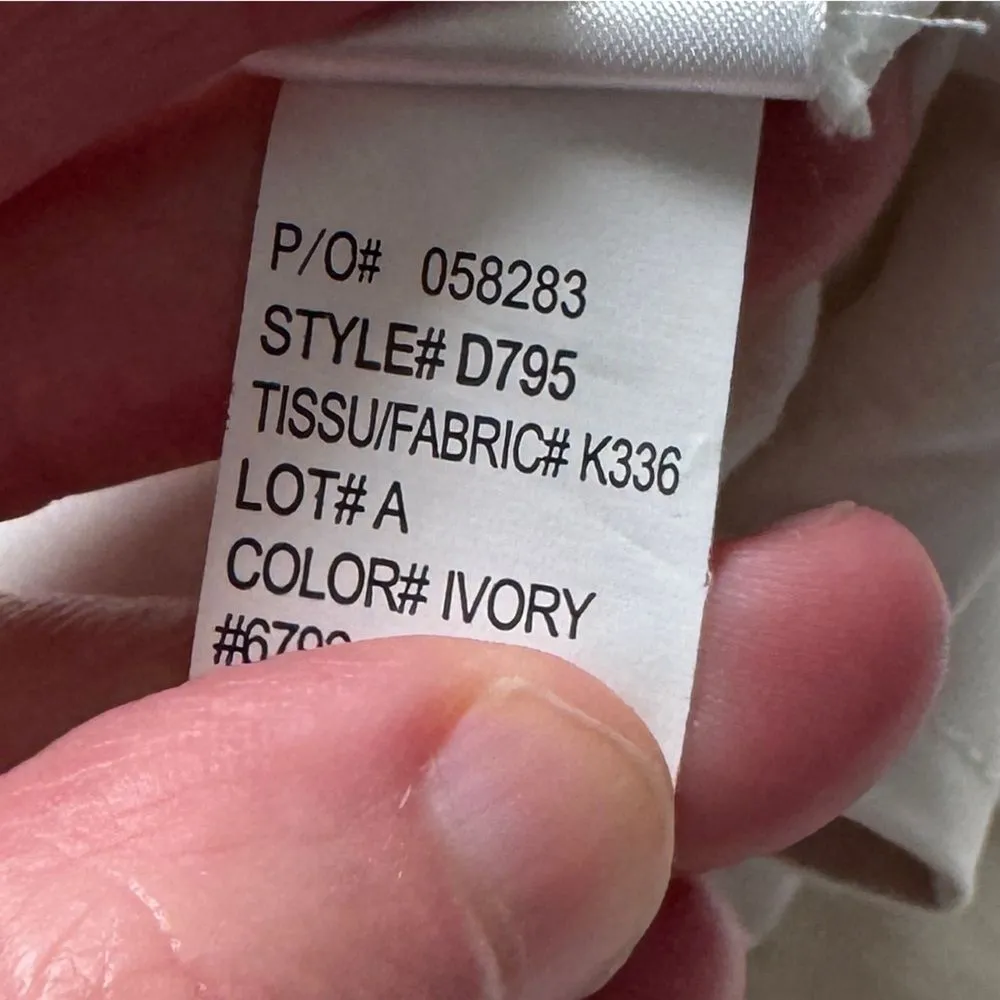 Saint Tropez West White Textured Pants Size 8 NWT - Image 9