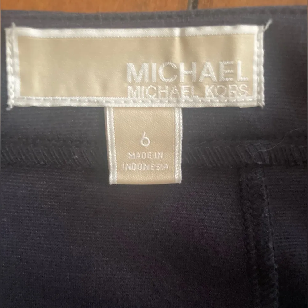 MICHAEL KORS Gold Zipper Flounce Ruffle Mini Skirt - Image 5