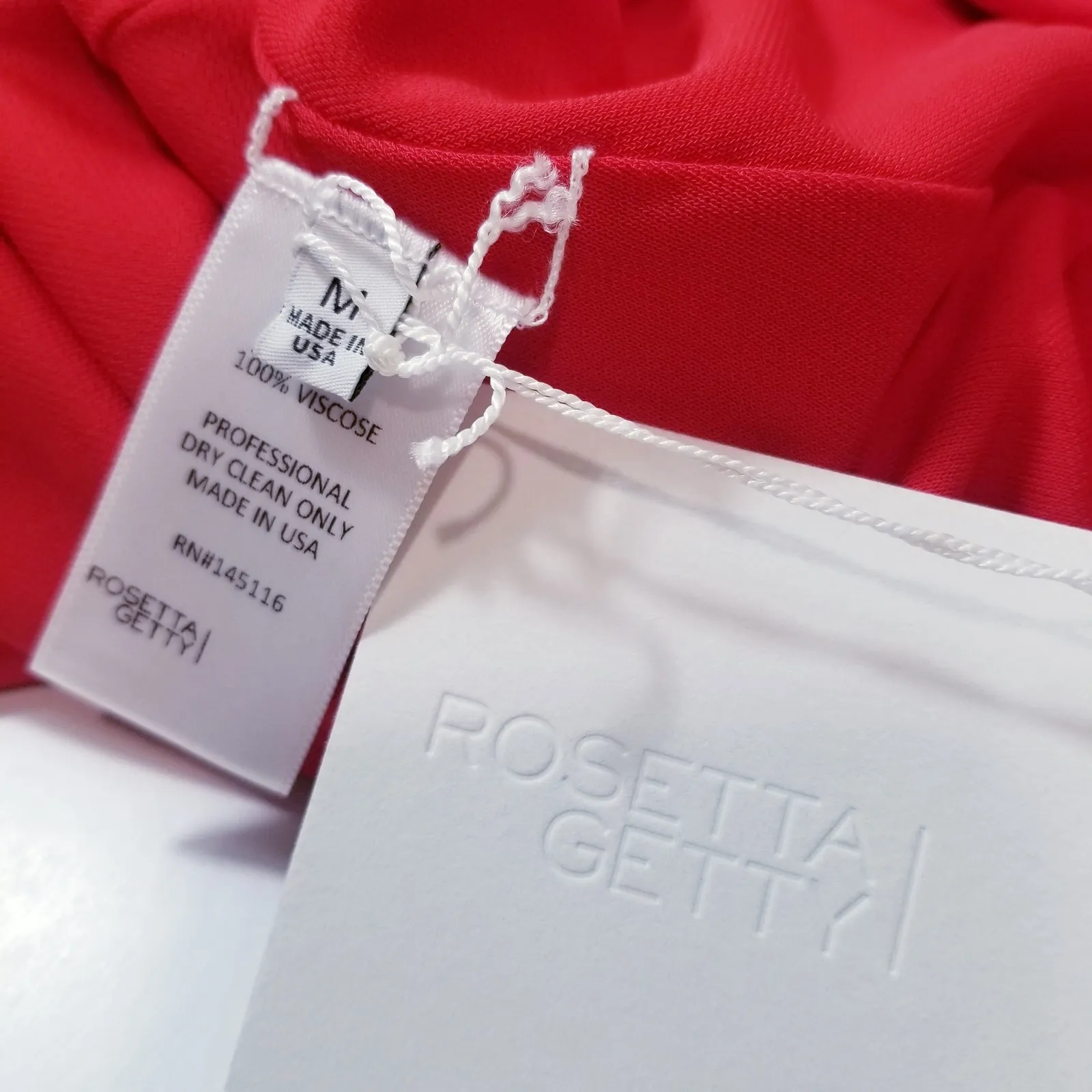 Rosetta Getty Sexy Red Maxi Dress Criss Cross Low Open Back Sleeveless Size M - Image 12