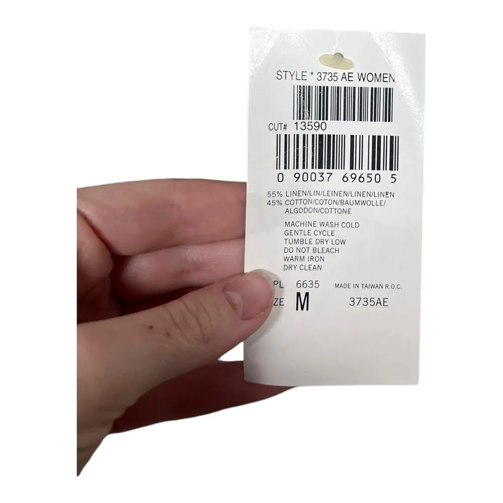 Vintage Woolrich Linen & Cotton Summer Set Medium Floral Breathable - Image 2