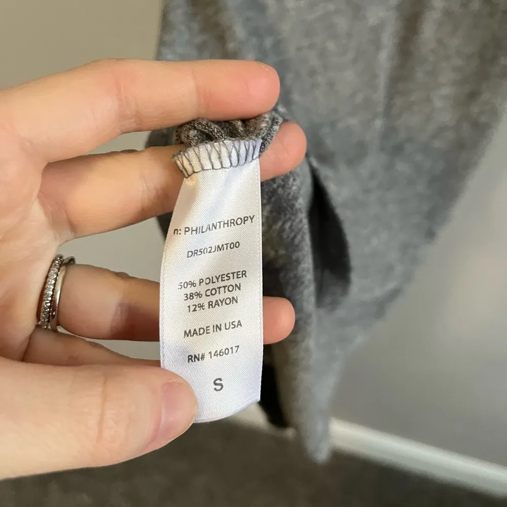 [n: Philanthropy] Heather Gray Jazz Twisted Dress- Size Small - Image 10