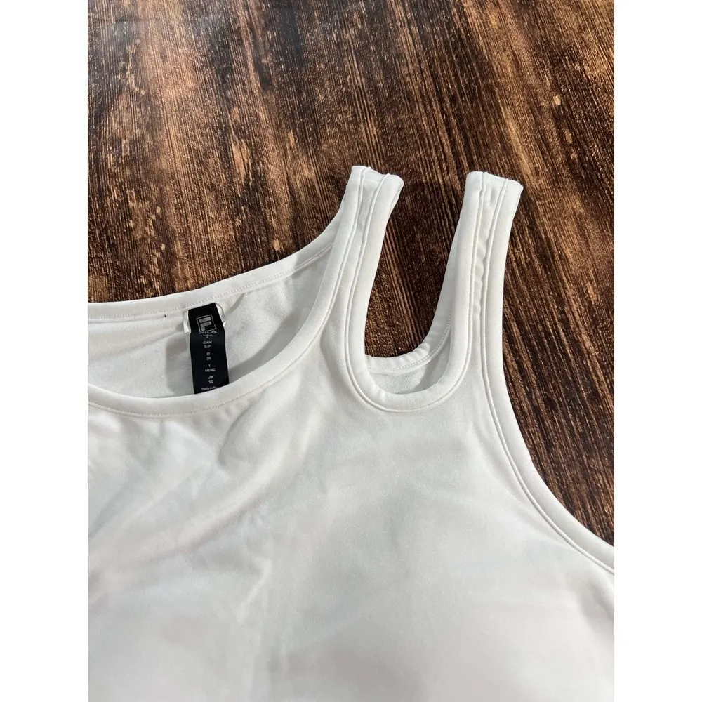 Fila Uplift White Crop Bra Top Small NWOT - Image 21