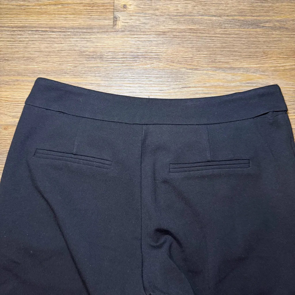 J. McLaughlin Black Slim Fit Pants with Zipper Pockets business Casual size 0 - Image 11